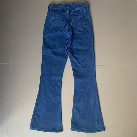 High rise flared bottom denim - Picture 3 of 5